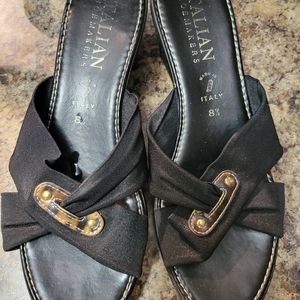 Italian Shoemakers Womens sandals heels wedges size 8.5